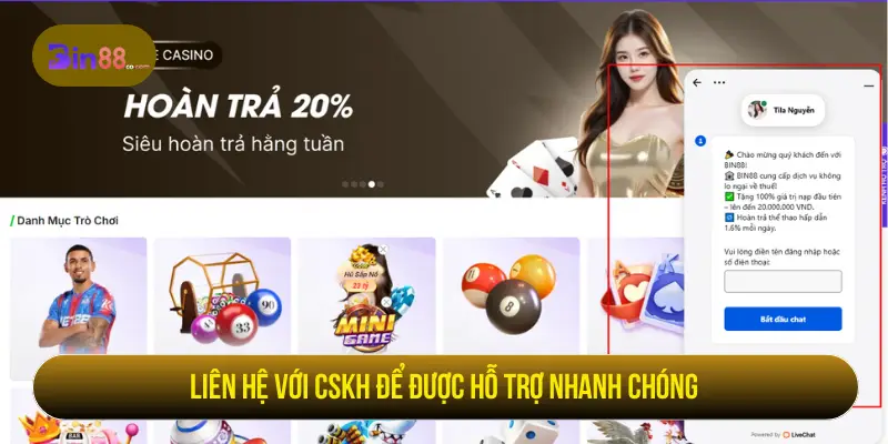 Quên Tài Khoản BIN88 - Cách Khôi Phục Và Bảo Mật Đăng Nhập Liên hệ hỗ trợ khi quên tài khoản BIN88